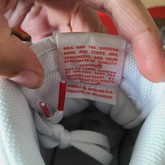 Women's Nike Dunk High Top, Multi-Color/Habanero Red-White - Picture 5 of 8